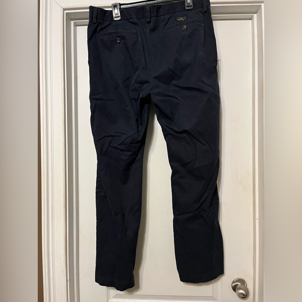 Banana Republic Gavin Chinos Men's 36 x 34 Navy Casual Pants - Picture 2 of 6